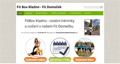 Desktop Screenshot of fitboxkladno.cz