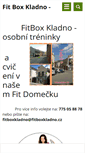 Mobile Screenshot of fitboxkladno.cz