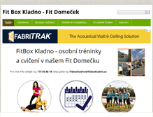 Tablet Screenshot of fitboxkladno.cz